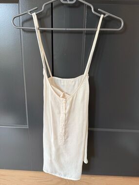 cloth & stone Cream Scoop Neck Slip Top